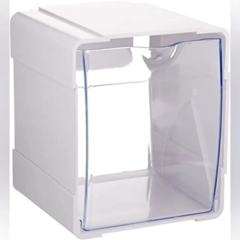 Deflecto Interlocking Tilt Bin Storage Organizer